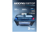  Аккумулятор автомобильный CAMEL EFB LN5 92 Ач 800 А о.п. 353x175x190