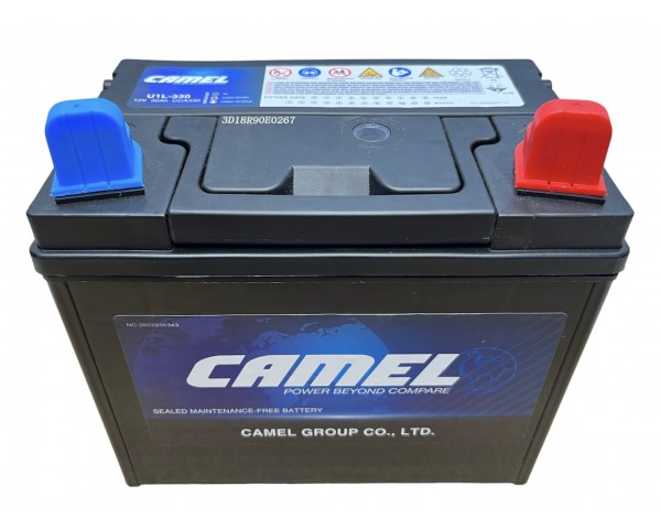 Аккумулятор для газонокосилок и минитракторов CAMEL U1L-330 30 Ач 330 CCA о.п.