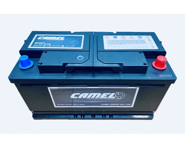  Аккумулятор автомобильный CAMEL EFB LN5 92 Ач 800 А о.п. 353x175x190