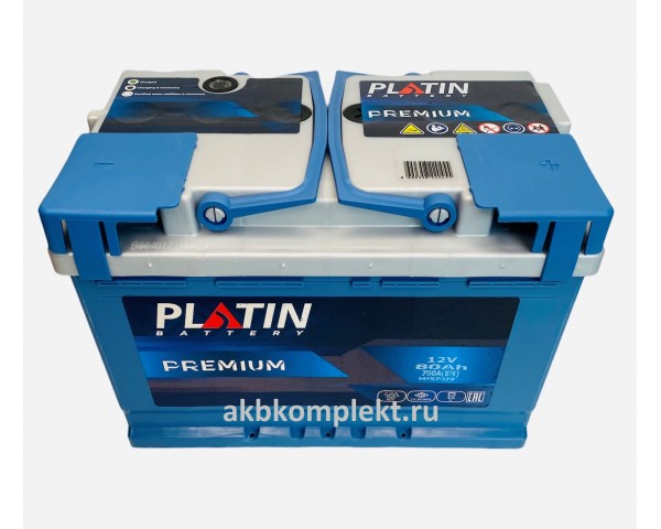 Аккумулятор Platin Premium 80 Ah о.п. SMF L3