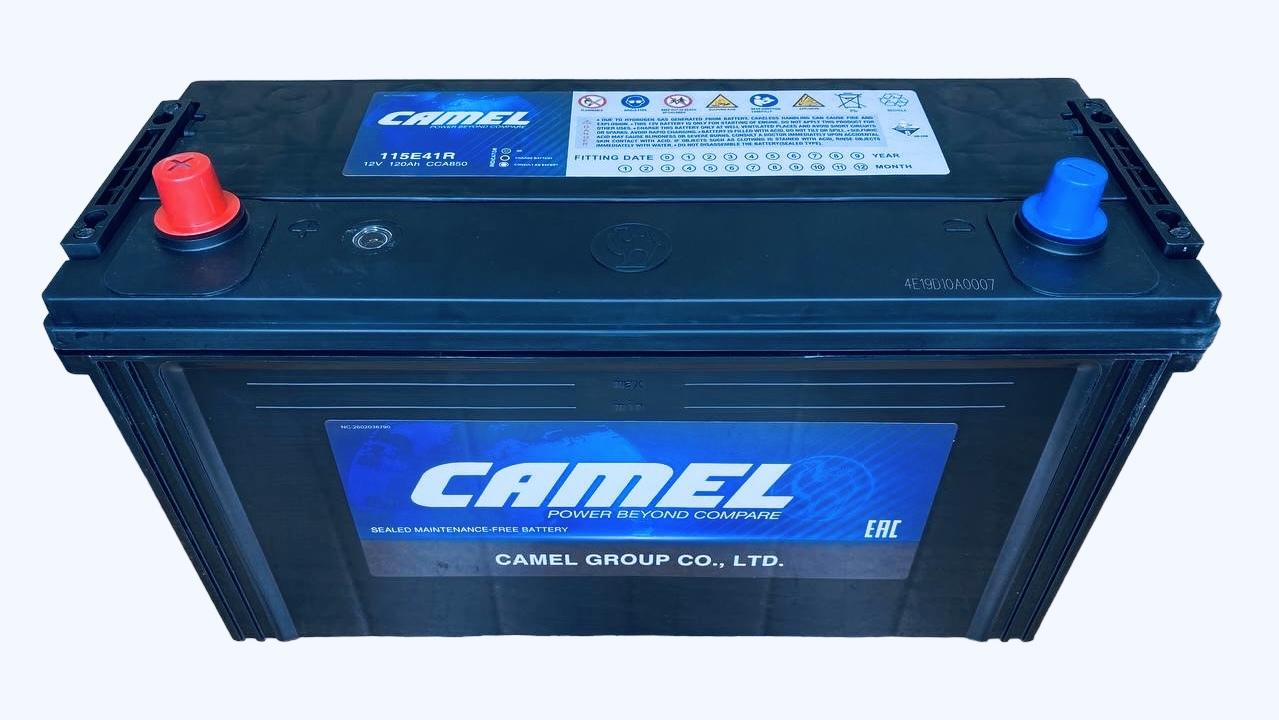 Аккумулятор CAMEL 115E41R 120 Ач п.п. 850 А 409x170x234