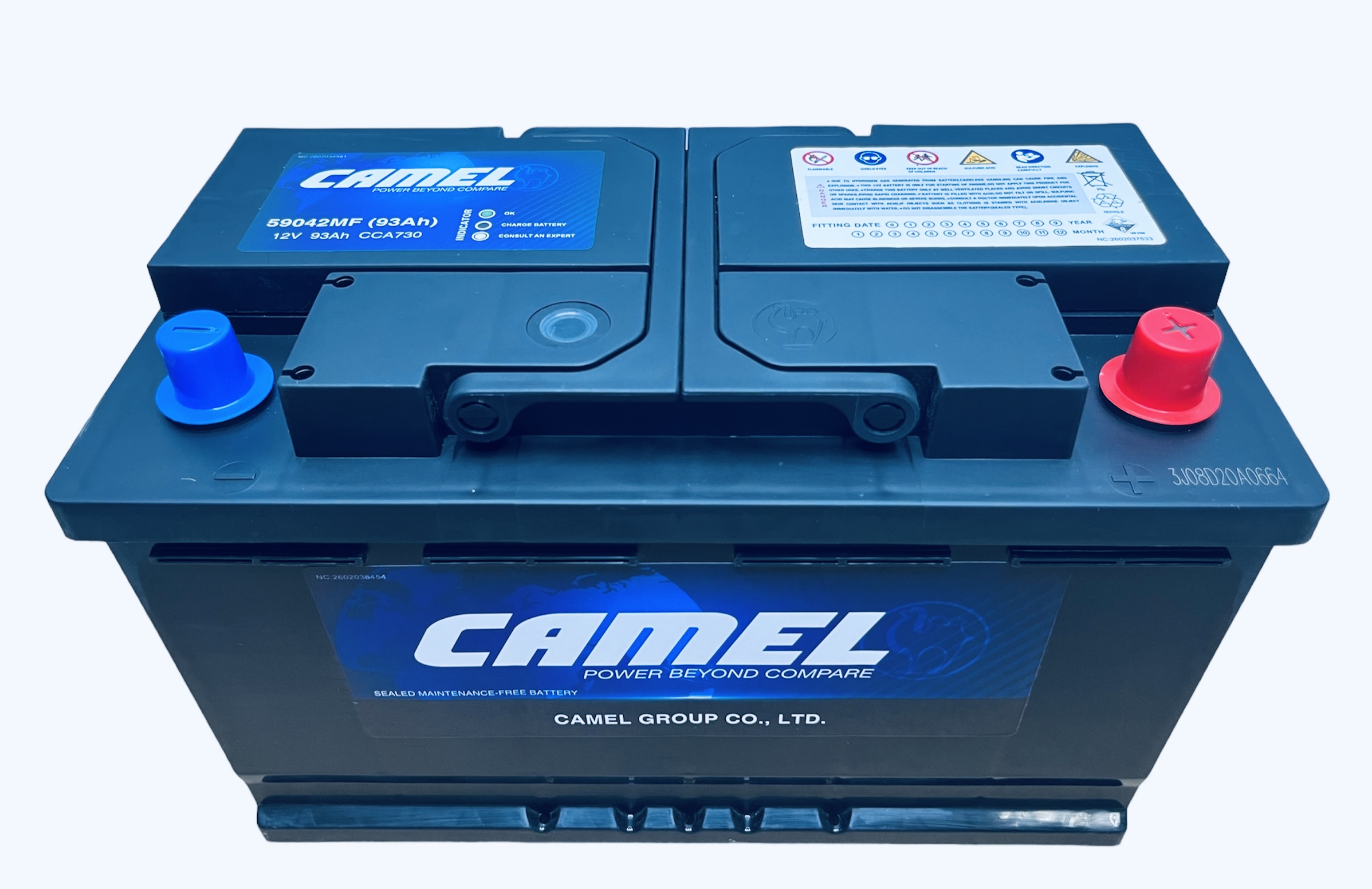  Аккумулятор автомобильный CAMEL 59042MF L4 93 Ач 730 A о.п. 315х175х190
