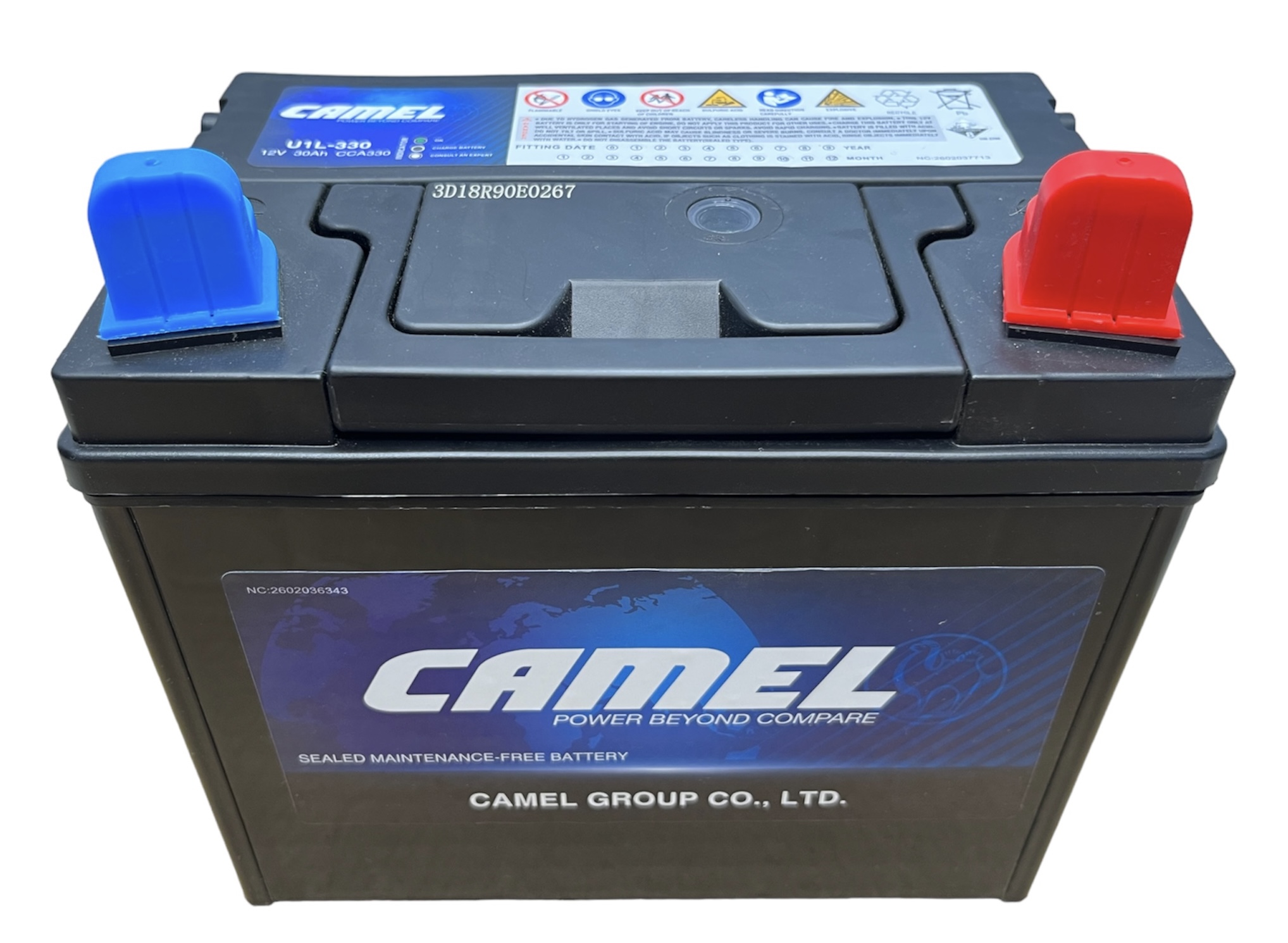 Аккумулятор для газонокосилок и минитракторов CAMEL U1L-330 30 Ач 330 CCA о.п.