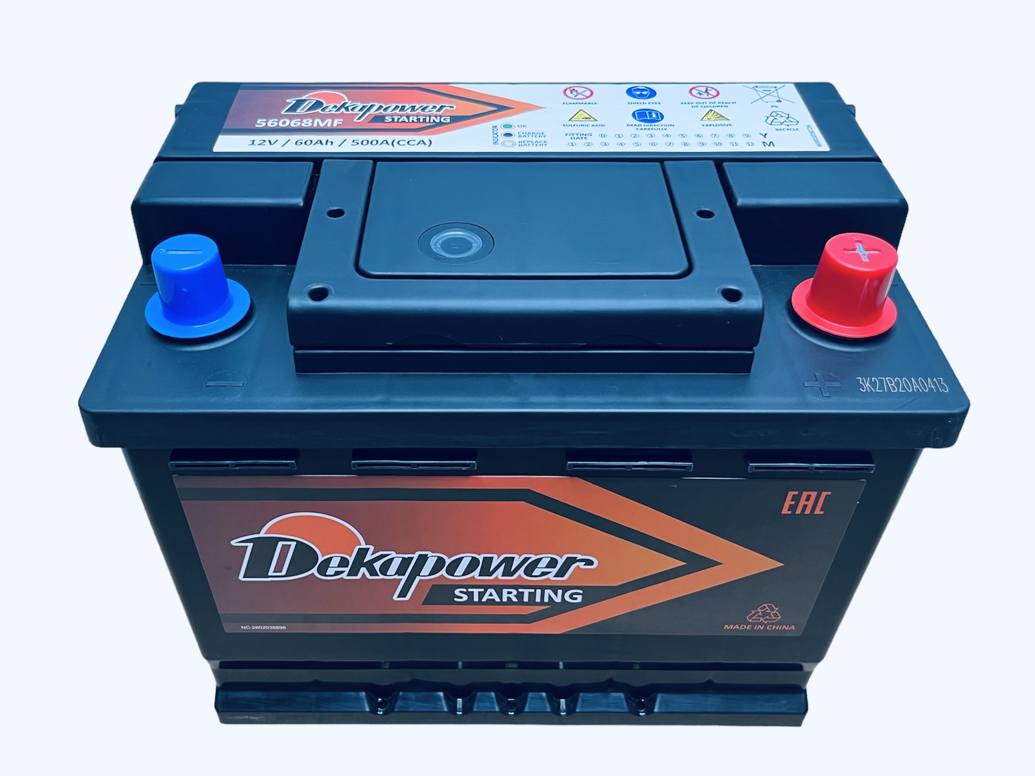 Аккумулятор DekaPower 56068 60 Ач о.п. 500 А L2 