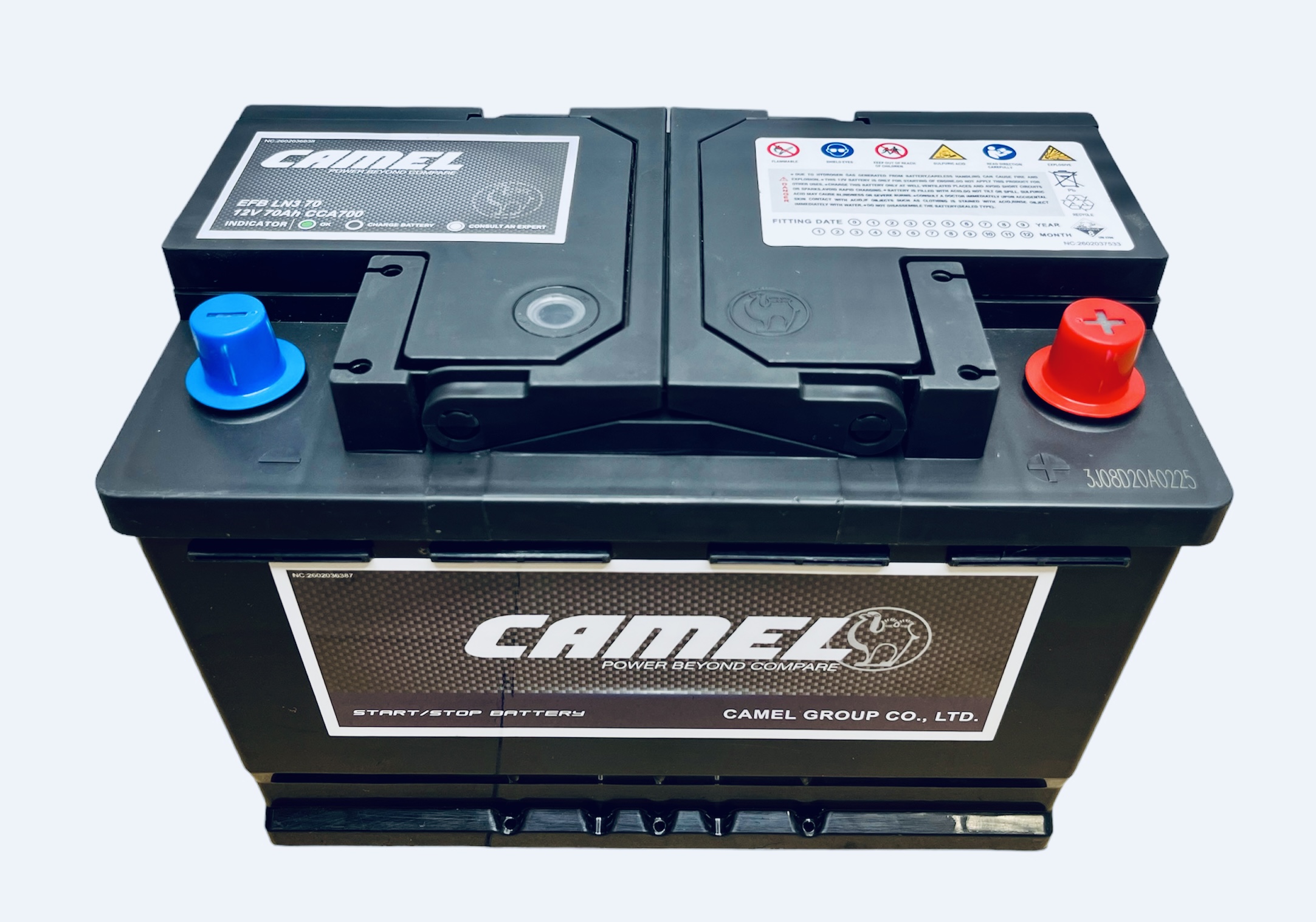  Аккумулятор автомобильный CAMEL EFB LN3 70 Ач 700 А о.п. 278х175х190 