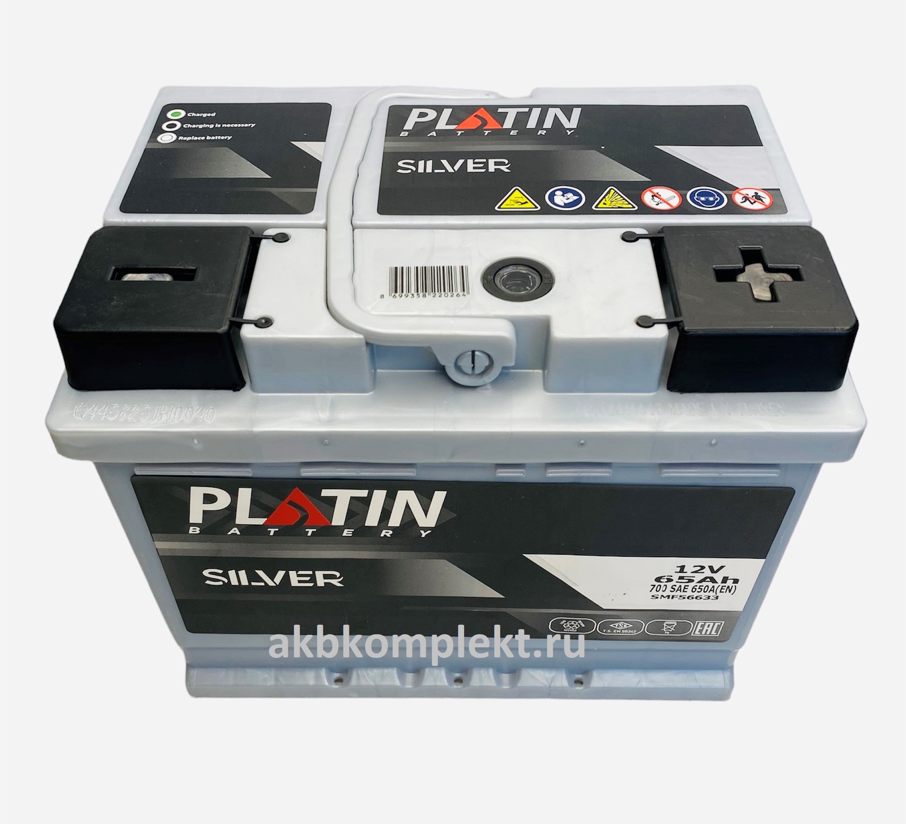 Аккумулятор Platin Silver 65 Ah о.п. SMF L2