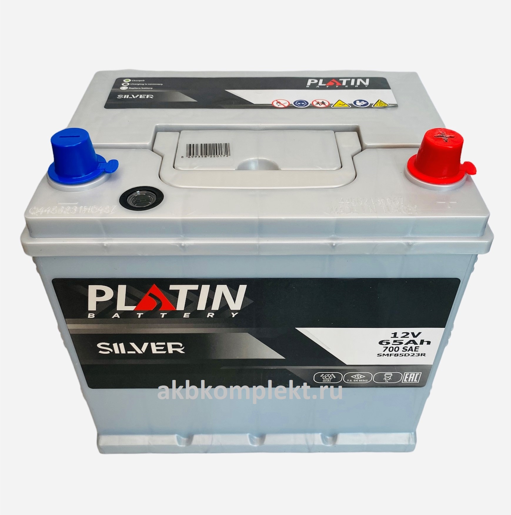 Аккумулятор Platin Silver Asia 65 Ah о.п. SMF 85D23L