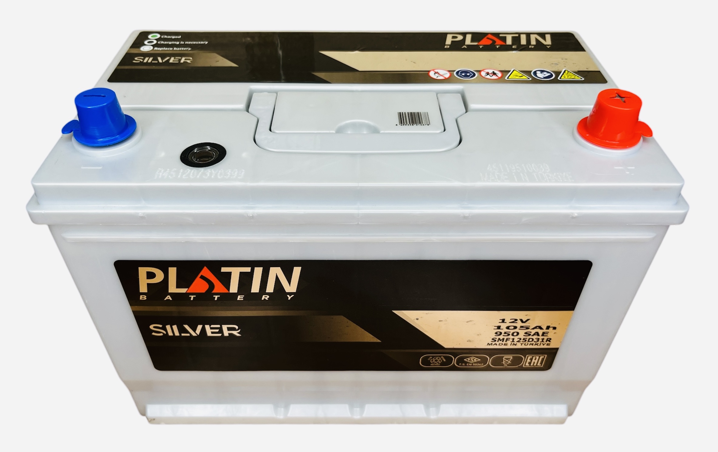 Аккумулятор Platin Silver Asia 105 Ah о.п. SMF 125D31L